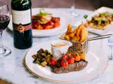 Steak dinner at Lynnhurst