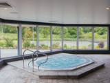 indoor pool at bowfield hotel near bowfield lodges