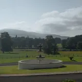 Fountain in front of Cornhill Castle
