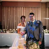 couple marrying at lynnhurst wedding venue paisley