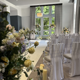 wedding hall at tarbet hotel wedding ceremony