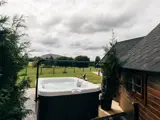 Hot tub outside of Lodge 