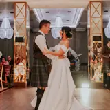 Couple sharing their first dance