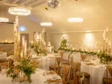 decor at bowfield hotel wedding ceremony
