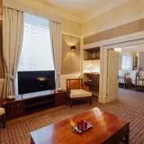 Lounge in room at Cornhill