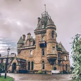 view of cornhill castle from the gate