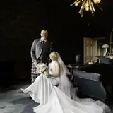 Couple just married at Cornhill