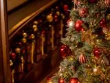 Christmas Tree at the stairs in Cornhill Castle