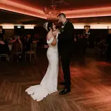 Couple performing their first dance