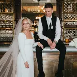 Couple at the bar in Boclair House Hotel