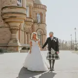 Couple married at Cornhill Castle Glasgow wedding venue