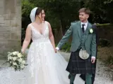 newly married couple enjoying their small weddings package 