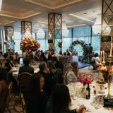 Wedding setup at Boclair House