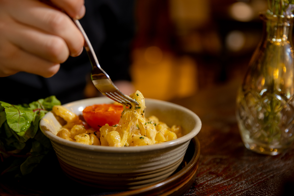 Pasta dish at Lynnhurst