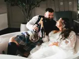 couple in honeymoon suite largs ayrshire