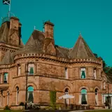 Cornhill Castle in the sunset