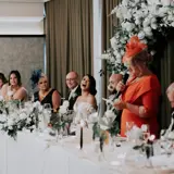 Mother of the bride giving a speech