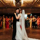 Couple sharing their first dance