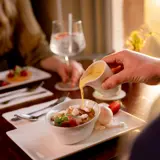 Dessert at Cornhill Castle