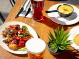 Lunch in the sun
