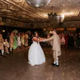 Couple sharing their first dance