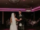 Couple Dancing after wedding